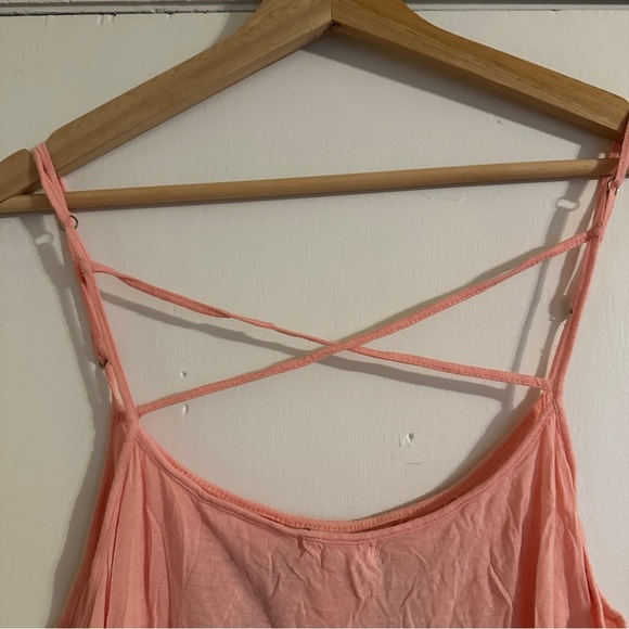 Embroidered Tank Strappy Back Women M - Picture 4 of 5